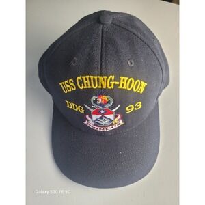 The Corps USS Chung - Hoon DDG 93 Back Baseball Cap Hat One Size Snips Tag USA